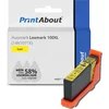 Image de PrintAbout huismerk Inktcartridge 100XL (14N1071E) Geel Hoge capaciteit geschikt voor Lexmark