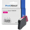 Image de PrintAbout huismerk Inktcartridge T048 (C13T048340) Magenta geschikt voor Epson