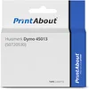 Image de PrintAbout huismerk Tape 45013 Zwart op wit (S0720530) (12 mm) 5-pack geschikt voor Dymo