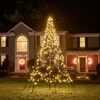 Image de Fairybell LED Kerstboom voor buiten inclusief mast - 3 meter - 480 LEDs - Warm wit