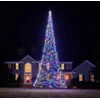 Image de Fairybell Vlaggenmast Kerstverlichting - 8 meter - 1500 lampjes - Multicolor