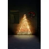 Image de Fairybell LED Muurkerstboom voor buiten - 2 meter - 180 LEDs - Warm wit
