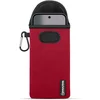 Image de MobyDefend Hoesje - Geschikt voor Google Pixel 10 / Google Pixel 10 Pro - Neopreen Pouch Met Karabijnhaak - Insteek - Riemlus - Rood