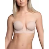Image de Bye Bra Naadloze U-Stijl Bh, Plakbeha, Zelfklevende Bh, Strapless En Rugloze Bh, Push-Up Bh, Cup A-E, Beige, B