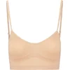 Image de Bye Bra Naadloze Bh-Top, Balconette Bh-Top, Beugelloze Bh, Sportbeha, Goede Borstondersteuning, Shapewear Voor Vrouwen,
 Beige, M