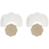 Image de Bye Bra zelfklevende borstlift tape, onzichtbaar, push-up, A-C, beige siliconen tepelcovers (A-C)