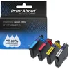 Image de PrintAbout - Inktcartridge / Alternatief voor de Epson T1631 / 4 Kleuren