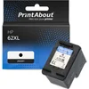 Image de PrintAbout Huismerk HP 62XL (C2P05AE) Inktcartridge Zwart Hoge capaciteit