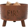 Image de RedFire   Fulla   Handmade- Bruin - Staal   Vuurschaal - Vuurkorf - 50 cm - Cortenlook   Terrasverwarming   Sfeerhaard