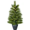 Image de Black Box Glendon Kunstkerstboom - 90 x 51 cm - Warm wit - 30 LEDs - Op batterij