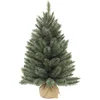 Image de Triumph Tree Forest Frosted Kunstkerstboom in Jute - H90 x Ø61 cm - Blauw