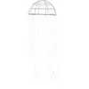 Image de Luca Lighting Kroonluchter Kwal met Klassiek Witte LED Verlichting - H150 x Ø45 cm - Zilver