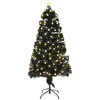 Image de Luca Lighting Mercury Kunstkerstboom met Fiber Optic LED Verlichting - H150 x Ø65 cm - Groen