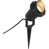 Image de QAZQA Done - Prikspot buitenlamp - 1 lichts - Ø 100 mm - zwart