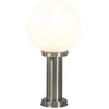 Image de QAZQA sfera - Moderne Staande Buitenlamp | Staande Lamp voor buiten - 1 lichts - H 500 mm - Staal - Buitenverlichting