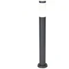 Image de QAZQA rox - Moderne Staande Buitenlamp | Staande Lamp voor buiten - 1 lichts - H 800 mm - Donkergrijs - Buitenverlichting