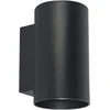 Image de QAZQA sandy - Design Wandlamp Up Down voor binnen - 2 lichts - D 100 mm - Zwart - Woonkamer | Slaapkamer | Keuken