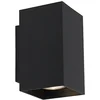Image de QAZQA sandy - Moderne Wandlamp Up Down voor binnen - 2 lichts - D 100 mm - Zwart - Woonkamer | Slaapkamer | Keuken