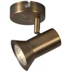 Image de QAZQA karin - Moderne Plafondspot | Spotje | Opbouwspot - 1 lichts - L 130 mm - Brons - Woonkamer | Slaapkamer | Keuken