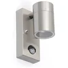 Image de QAZQA solo - Moderne Buitenlamp met Bewegingsmelder | Bewegingssensor | sensor Up Down voor buiten - 1 lichts - D 105 mm - Staal - Buitenverlichting