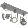 Image de QAZQA suplux - Industriele Plafondspot | Spotje | Opbouwspot - 3 lichts - L 360 mm - Donkergrijs - Industrieel - Woonkamer | Slaapkamer | Keuken