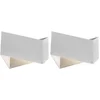 Image de QAZQA fold - Moderne Wandlamp voor binnen - 2 lichts - D 92 mm - Wit - Woonkamer | Slaapkamer | Keuken