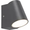 Image de QAZQA Uma - Moderne LED Wandlamp voor buiten - 1 lichts - D 120 mm - Donkergrijs - Buitenverlichting