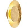 Image de QAZQA sun - Moderne LED Plafondlamp - 1 lichts - Ø 215 mm - Goud/messing - Woonkamer | Slaapkamer | Keuken