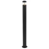 Image de QAZQA roxy - Moderne LED Staande Buitenlamp | Staande Lamp voor buiten - 1 lichts - H 1000 mm - Zwart - Buitenverlichting
