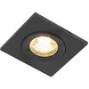 Image de QAZQA xena - Moderne Inbouwspot voor badkamer - 1 lichts - L 80 mm - Zwart -