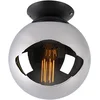 Image de QAZQA pallon - Art Deco Plafondlamp - 1 lichts - Ø 20 cm - Zilver - Woonkamer | Slaapkamer | Keuken