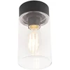 Image de QAZQA jarra - Moderne Plafondlamp voor buiten - 1 lichts - Ø 11.6 cm - Zwart - Buitenverlichting