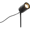 Image de QAZQA solo - Moderne Priklamp | Prikspot buitenlamp - 1 lichts - Ø 6 cm - Zwart - Buitenverlichting