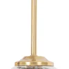 Image de QAZQA athens - Landelijke Plafondlamp - 9 lichts - L 310 mm - Goud/messing - Woonkamer | Slaapkamer | Keuken