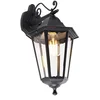 Image de QAZQA havana - Klassieke Wandlamp voor buiten - 1 lichts - D 26.8 cm - Zwart - Buitenverlichting
