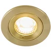 Image de QAZQA xena - Moderne Inbouwspot voor badkamer - 1 lichts - Ø 7.9 cm - Goud -
