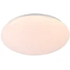 Image de QAZQA iene - Moderne LED Plafondlamp - 1 lichts - Ø 33 cm - Wit - Woonkamer | Slaapkamer | Keuken
