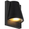 Image de QAZQA femke - Industriele Wandlamp voor buiten - 1 lichts - D 9.4 cm - Zwart - Industrieel - Buitenverlichting