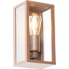 Image de QAZQA charlois - Industriele Wandlamp voor buiten - 1 lichts - D 14 cm - Roestbruin - Industrieel - Buitenverlichting