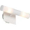 Image de QAZQA bath - Moderne Wandlamp voor binnen voor badkamer - 2 lichts - D 11.5 cm - Wit -