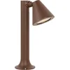 Image de QAZQA ciara - Moderne Staande Buitenlamp | Staande Lamp voor buiten - 1 lichts - H 30 cm - Roestbruin - Buitenverlichting