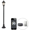 Image de QAZQA new haven - Klassieke Dimbare LED Smart Vloerlamp | Staande Lamp incl. wifi met Dimmer - 1 lichts - H 122 cm - Zwart - Buitenverlichting