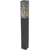 Image de QAZQA nicole - Moderne Staande Buitenlamp | Staande Lamp voor buiten - 1 lichts - H 90 cm - Zwart - Buitenverlichting