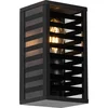 Image de QAZQA reims - Moderne Wandlamp voor buiten - 1 lichts - D 14 cm - Zwart - Buitenverlichting
