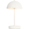 Image de QAZQA keira - Moderne Dimbare LED Draadloze Oplaadbare Tafellamp USB met Dimmer - 1 lichts - H 29.3 cm - Wit - Buitenverlichting