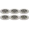 Image de QAZQA terry - Moderne LED Grondspot met Solar | Zonne energie - 6 stuks - Ø 12 cm - Staal - Buitenverlichting