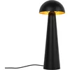 Image de QAZQA mushroom - Moderne Vloerlamp | Staande Lamp - 1 lichts - H 65 cm - Zwart Goud - Buitenverlichting