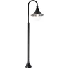 Image de QAZQA daphne - Klassieke Dimbare LED Smart Staande Buitenlamp | Staande Lamp voor buiten incl. wifi met Dimmer - 1 lichts - H 125 cm - Zwart - Buitenverlichting