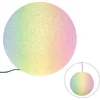 Image de QAZQA nura - Moderne Dimbare LED Vloerlamp | Staande Lamp bol met Dimmer - 1 lichts - H 74.7 cm - Grijs - Buitenverlichting
