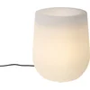 Image de QAZQA flowerpot - Moderne Dimbare LED Smart Verlichte bloempot incl. wifi met Dimmer - 1 lichts - H 44 cm - Wit - Buitenverlichting